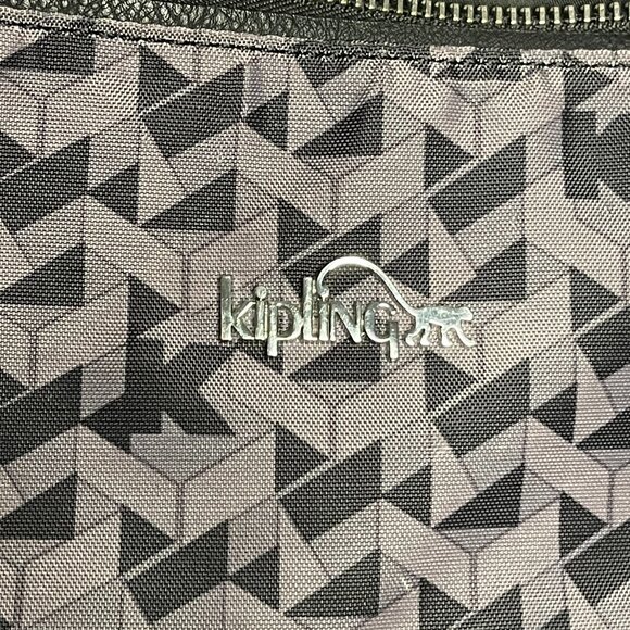 Kipling | Large Geometric Pattern Nylon Tote Bag - Picture 5 of 8
